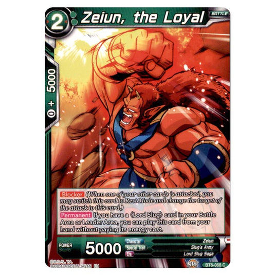 Dragon Ball Super - BT6 - Destroyer Kings - Zeiun, the Loyal - BT6-068