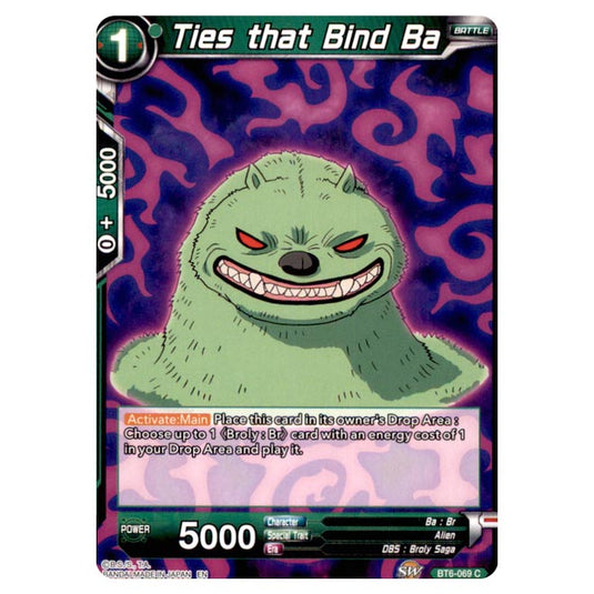 Dragon Ball Super - BT6 - Destroyer Kings - Ties that Bind Ba - BT6-069