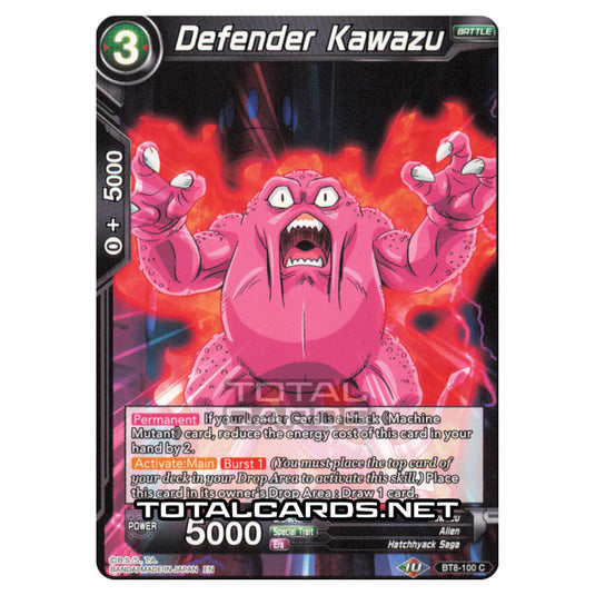 Dragon Ball Super - B08 - Malicious Machinations - Defender Kawazu - BT8-100