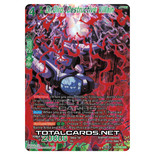 Dragon Ball Super - B08 - Malicious Machinations - Dr.Uiro, Destructive Villain - BT8-130