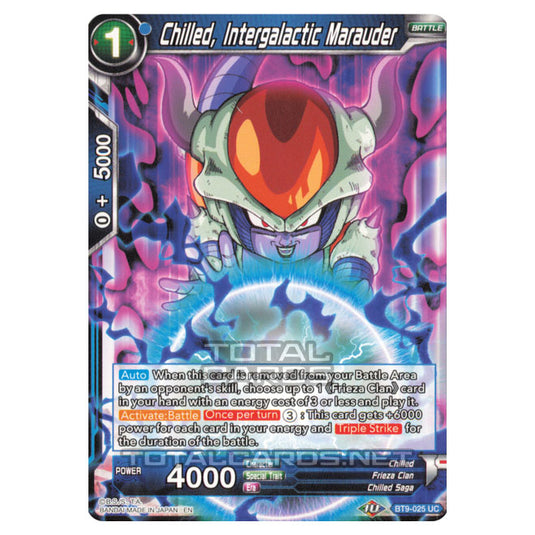 Dragon Ball Super - B09 - Universal Onslaught - Chilled, Intergalactic Marauder - BT9-025