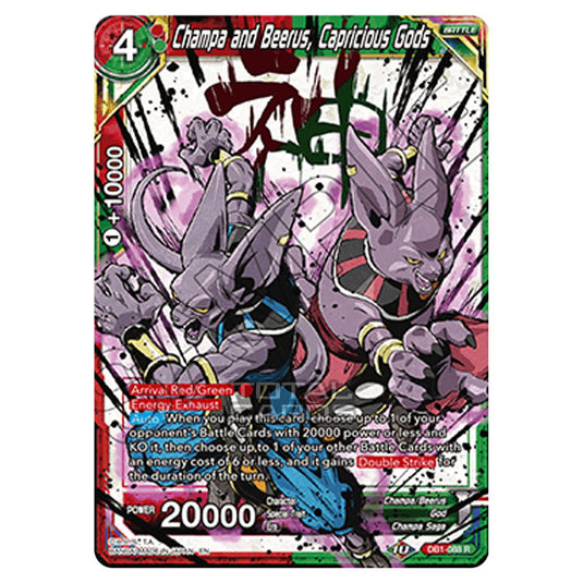 Dragon Ball Super - Draft Box 04 - Dragon Brawl - Champa and Beerus, Capricious Gods - DB1-088_PR