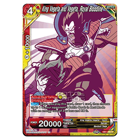 Dragon Ball Super - Draft Box 04 - Dragon Brawl - King Vegeta and Vegeta, Royal Bloodline - DB1-090_PR