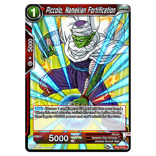 Dragon Ball Super - Draft Box 05 - Divine Multiverse - Piccolo, Namekian Fortification - DB2-004