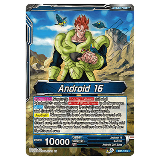 Dragon Ball Super - EB1 - Battle Evolution - Android 16 - EB1-12