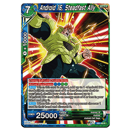 Dragon Ball Super - EB1 - Battle Evolution - Android 16, Steadfast Ally - EB1-63