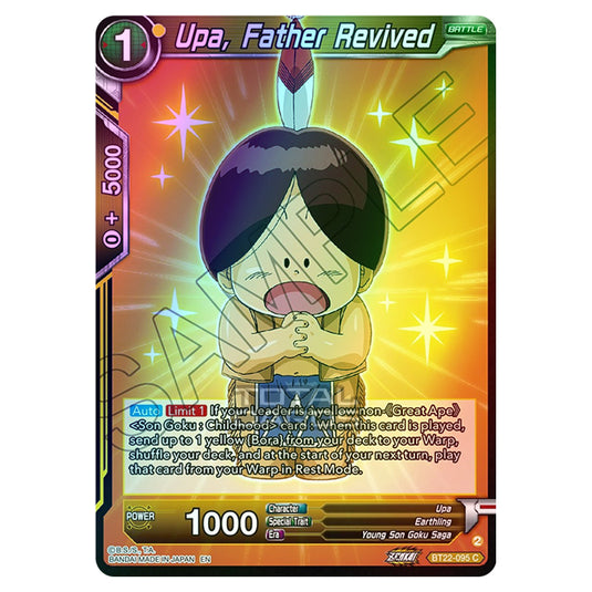 Dragon Ball Super - B22 - Critical Blow - Upa, Father Revived - BT22-095 (Foil)