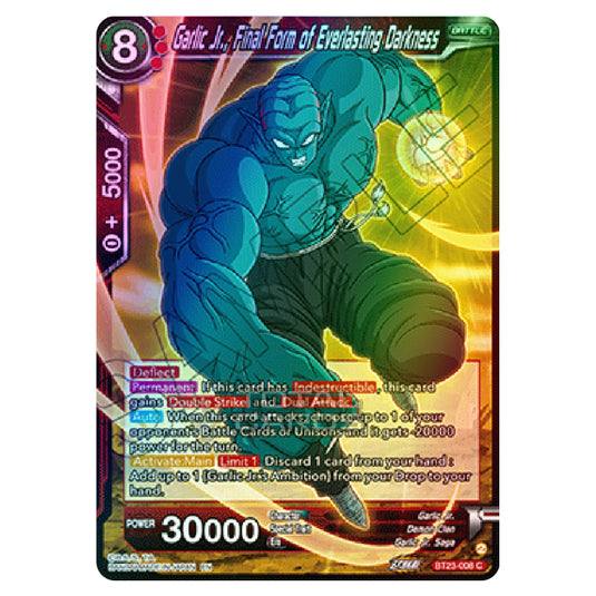 Dragon Ball Super - B23 - Perfect Combination - Garlic Jr., Final Form of Everlasting Darkness - BT23-008 (Foil)