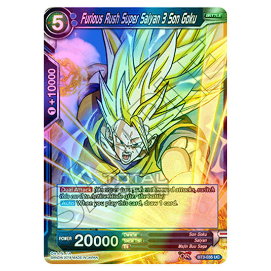 Dragon Ball Super - B03 - Cross Worlds - Furious Rush Super Saiyan 3 Son Goku - BT3-035 (Foil)