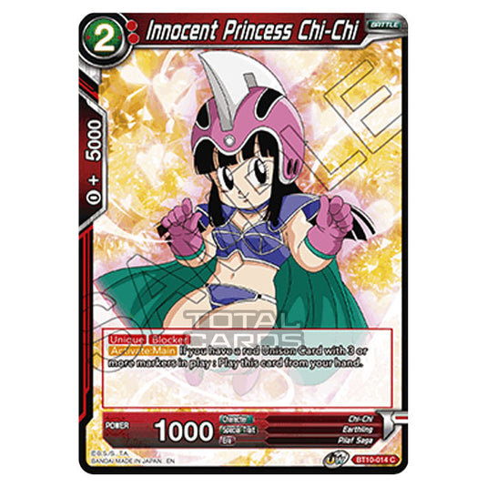 Dragon Ball Super - B10 - Unison Warrior Series - Rise of the Unison Warrior - Innocent Princess Chi-Chi - BT10-014 (Foil)