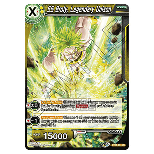 Dragon Ball Super - B10 - Unison Warrior Series - Rise of the Unison Warrior - SS Broly, Legendary Unison - BT10-094 (Foil)