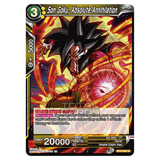 Dragon Ball Super - B10 - Unison Warrior Series - Rise of the Unison Warrior - Son Goku, Absolute Annihilation - BT10-097 (Foil)
