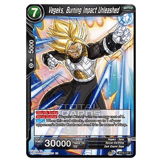Dragon Ball Super - B10 - Unison Warrior Series - Rise of the Unison Warrior - Vegeks, Burning Impact Unleashed - BT10-131 (Foil)