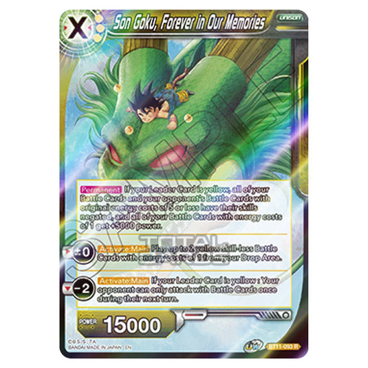 Dragon Ball Super - B11 - Vermilion Bloodline - Son Goku, Forever in Our Memories - BT11-093 (Foil)