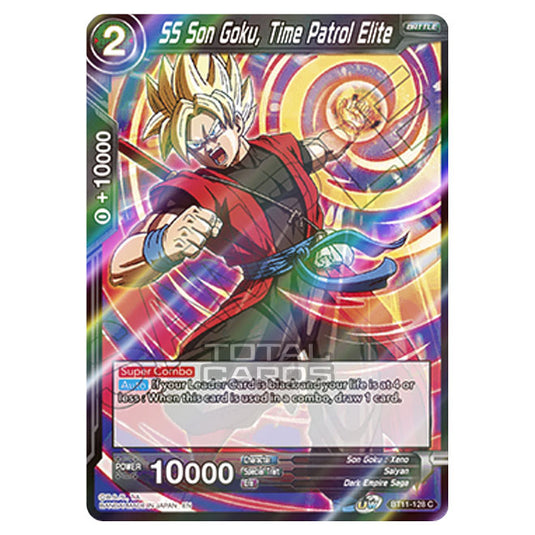 Dragon Ball Super - B11 - Vermilion Bloodline - SS Son Goku, Time Patrol Elite - BT11-128 (Foil)