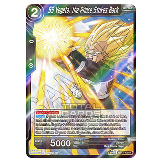 Dragon Ball Super - B11 - Vermilion Bloodline - SS Vegeta, the Prince Strikes Back - BT11-130 (Foil)