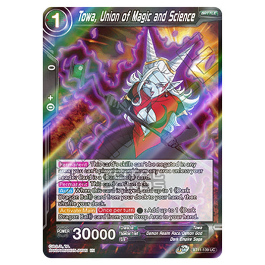 Dragon Ball Super - B11 - Vermilion Bloodline - Towa, Union of Magic and Science - BT11-139 (Foil)