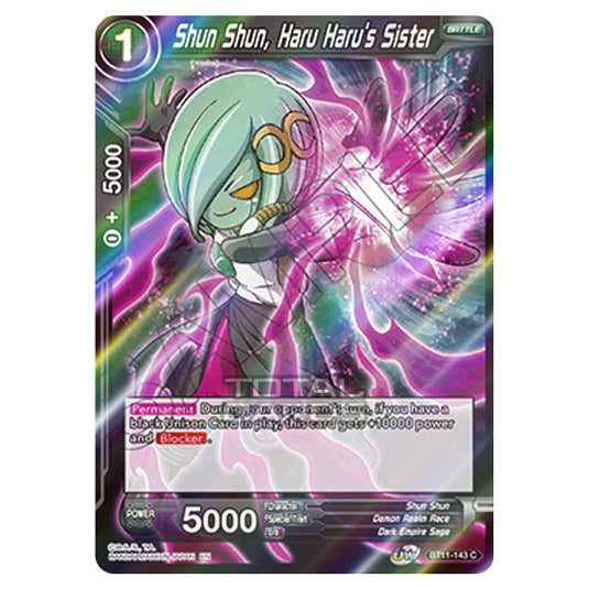 Dragon Ball Super - B11 - Vermilion Bloodline - Shun Shun, Haru Haru's Sister - BT11-143 (Foil)