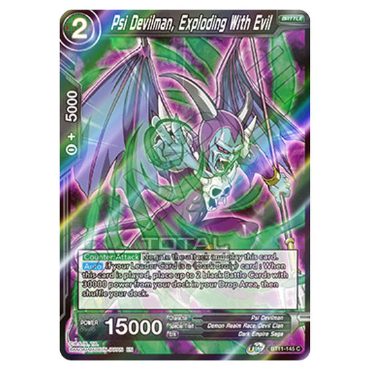Dragon Ball Super - B11 - Vermilion Bloodline - Psi Devilman, Exploding With Evil - BT11-145 (Foil)