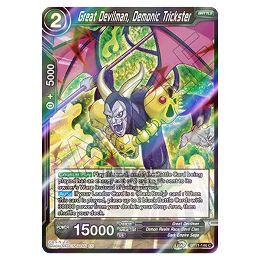 Dragon Ball Super - B11 - Vermilion Bloodline - Great Devilman, Demonic Trickster - BT11-146 (Foil)