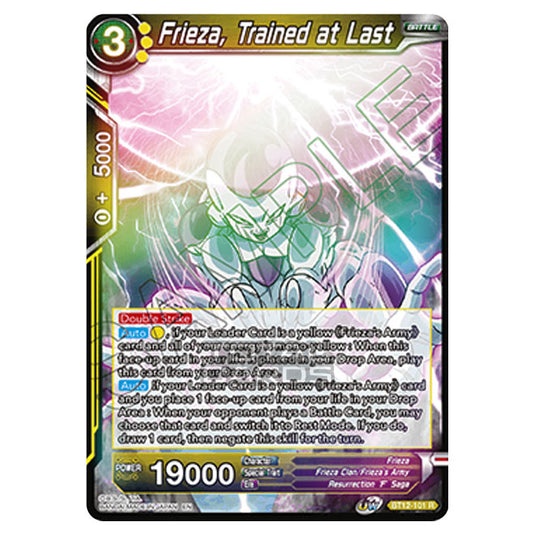 Dragon Ball Super - B12 - Vicious Rejuvenation - Frieza, Trained at Last - BT12-101 (Foil)