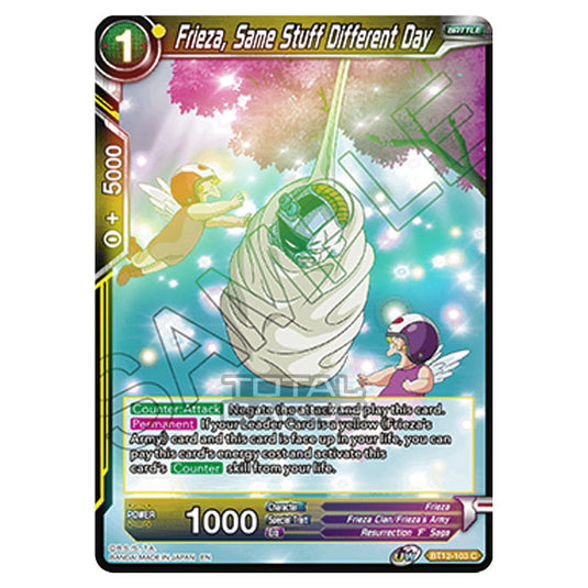 Dragon Ball Super - B12 - Vicious Rejuvenation - Frieza, Same Stuff Different Day - BT12-103 (Foil)