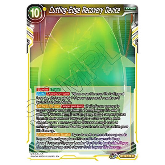 Dragon Ball Super - B12 - Vicious Rejuvenation - Cutting-Edge Recovery Device - BT12-121 (Foil)