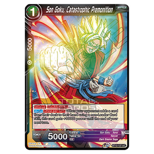 Dragon Ball Super - B12 - Vicious Rejuvenation - Son Goku, Catastrophic Premonition - BT12-127 (Foil)