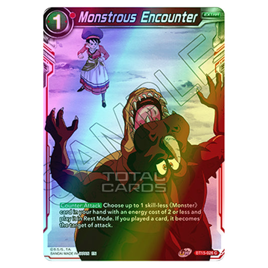 Dragon Ball Super - B15 - Saiyan Showdown - Monstrous Encounter - BT15-026 (Foil)