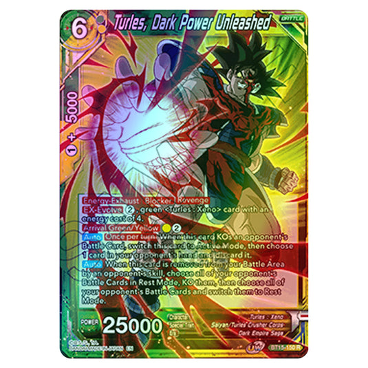Dragon Ball Super - B15 - Saiyan Showdown - Turles, Dark Power Unleashed - BT15-150 (Foil)