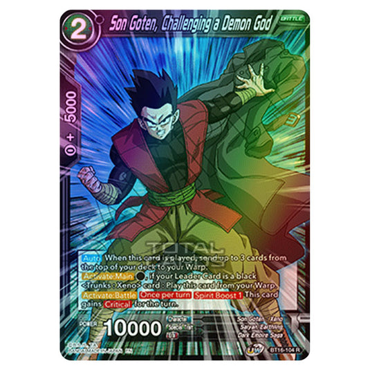 Dragon Ball Super - B16 - Realm Of The Gods - Son Goten, Challenging a Demon God - BT16-104 (Foil)