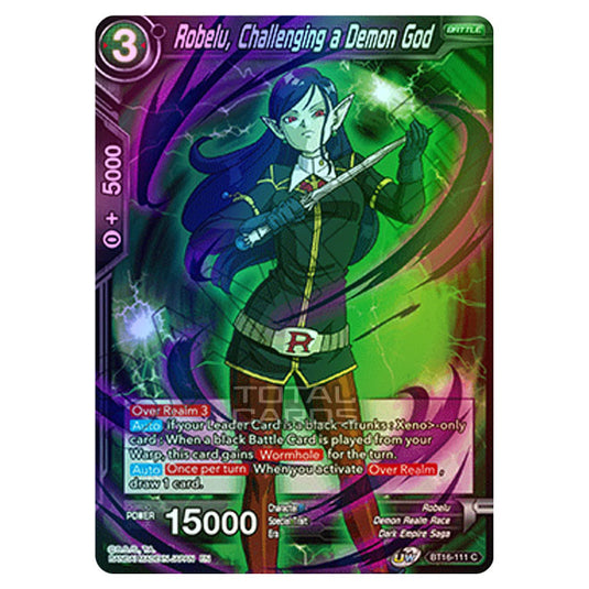 Dragon Ball Super - B16 - Realm Of The Gods - Robelu, Challenging a Demon God - BT16-111 (Foil)