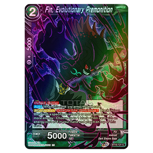 Dragon Ball Super - B16 - Realm Of The Gods - Fin, Evolutionary Premonition - BT16-121 (Foil)
