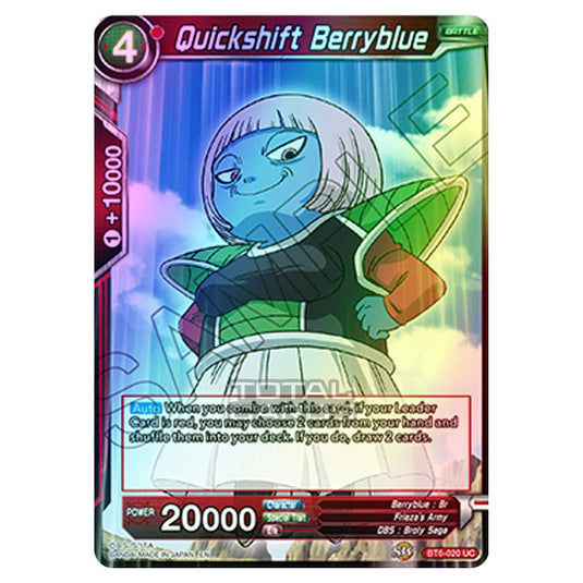 Dragon Ball Super - BT6 - Destroyer Kings - Quickshift Berryblue - BT6-020 (Foil)