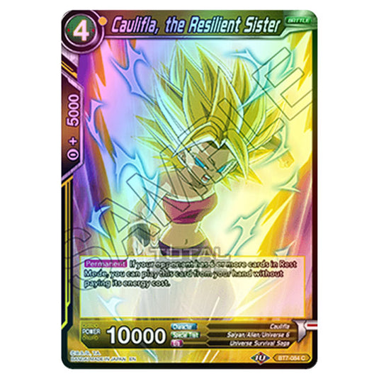 Dragon Ball Super - BT7 - Assault of the Saiyans - Caulifla, the Resilient Sister - BT7-084 (Foil)