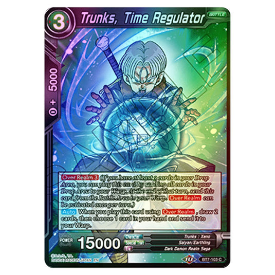 Dragon Ball Super - BT7 - Assault of the Saiyans - Trunks, Time Regulator - BT7-103 (Foil)