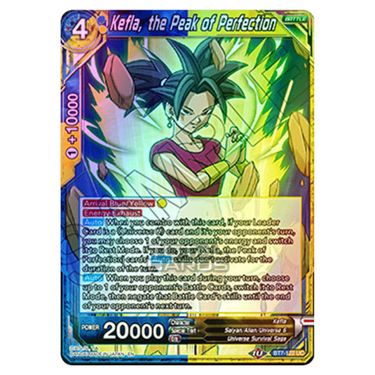 Dragon Ball Super - BT7 - Assault of the Saiyans - Kefla, the Peak of Perfection - BT7-122 (Foil)