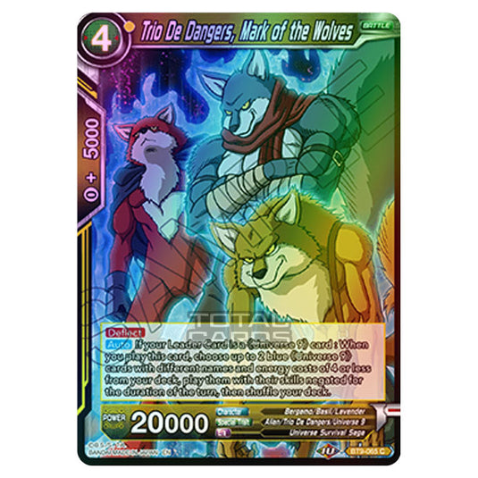 Dragon Ball Super - BT9 - Universal Onslaught - Trio De Dangers, Mark of the Wolves - BT9-065 (Foil)