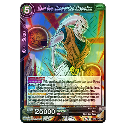 Dragon Ball Super - BT9 - Universal Onslaught - Majin Buu, Unparalleled Absorption - BT9-078 (Foil)