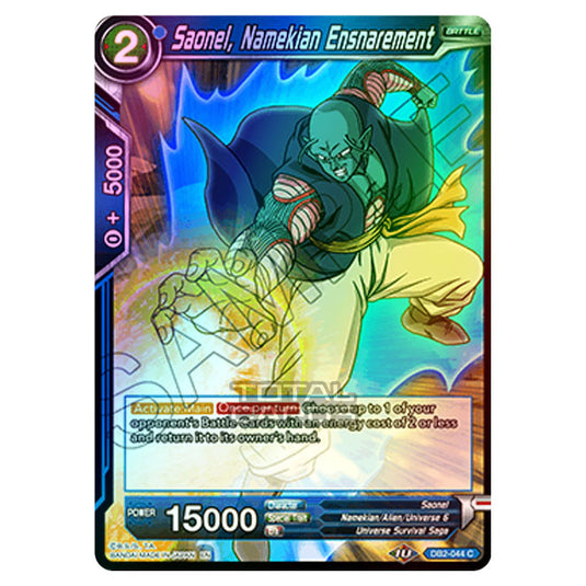 Dragon Ball Super - Draft Box 05 - Divine Multiverse - Saonel, Namekian Ensnarement - DB2-044 (Foil)