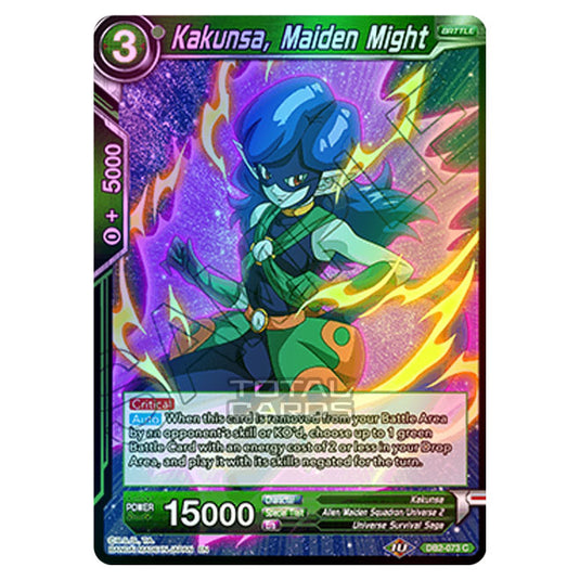 Dragon Ball Super - Draft Box 05 - Divine Multiverse - Kakunsa, Maiden Might - DB2-073 (Foil)