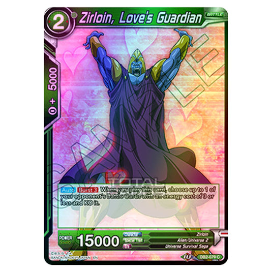 Dragon Ball Super - Draft Box 05 - Divine Multiverse - Zirloin, Love's Guardian - DB2-079 (Foil)