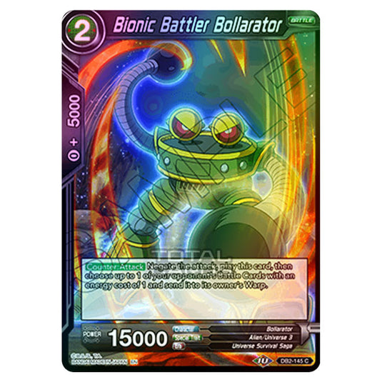 Dragon Ball Super - Draft Box 05 - Divine Multiverse - Bionic Battler Bollarator - DB2-145 (Foil)