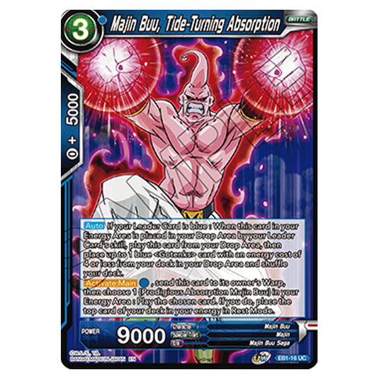 Dragon Ball Super - EB1 - Battle Evolution - Majin Buu, Tide-Turning Absorption - EB1-16 (Foil)