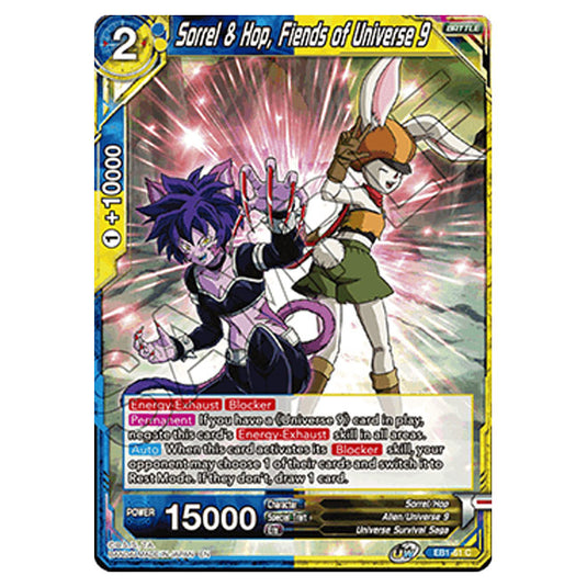 Dragon Ball Super - EB1 - Battle Evolution - Sorrel & Hop, Fiends of Universe 9 - EB1-61 (Foil)