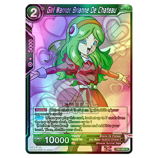 Dragon Ball Super - TB1 - Tournament of Power - Girl Warrior Brianne De Chateau - TB1-057 (Foil)