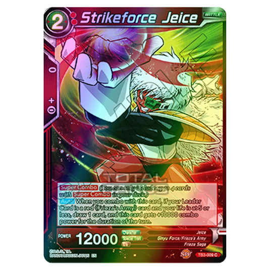 Dragon Ball Super - TB3 - Clash of Fates - Strikeforce Jeice - TB3-009 (Foil)