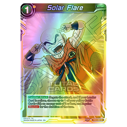 Dragon Ball Super - TB3 - Clash of Fates - Solar Flare - TB3-063 (Foil)