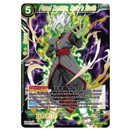 Dragon Ball Super - MB01 - Mythic Booster - Fused Zamasu, Deity's Wrath (Gold Stamped) - DB1-057A