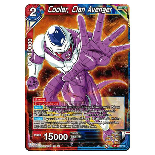 Dragon Ball Super - MB01 - Mythic Booster - Cooler, Clan Avenger - P-209